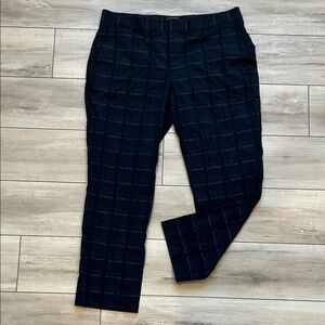Banana Republic Avery Plaid trouser pants size 10